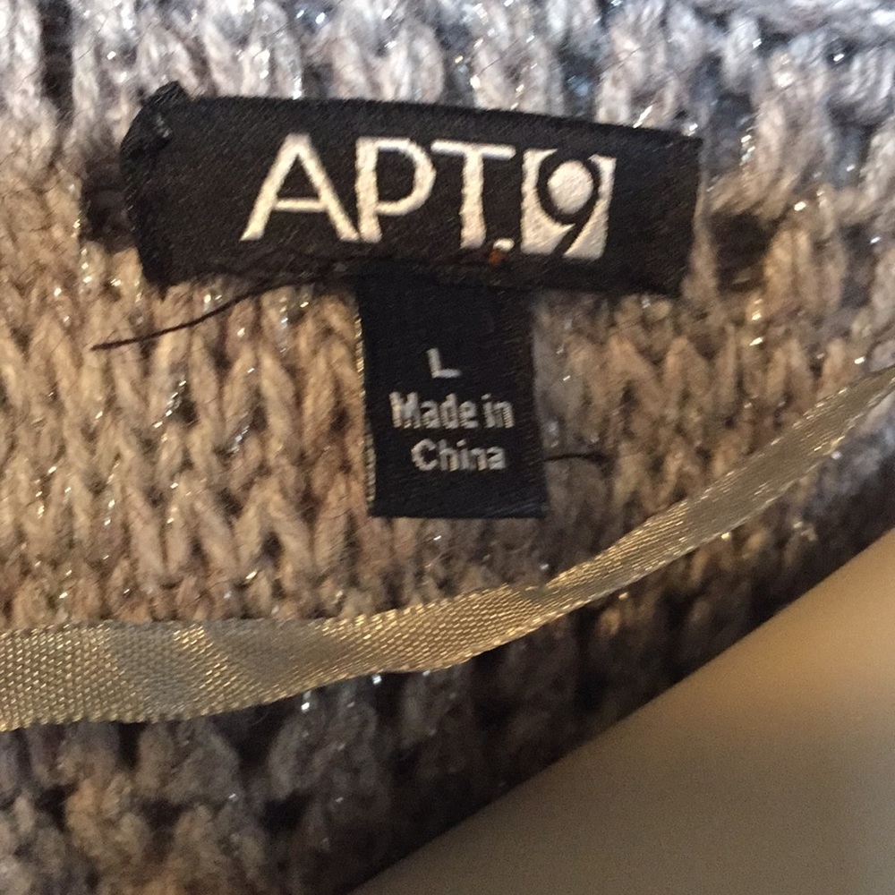 Grey Turtleneck Button Front Sweater, Bnwot - image 8